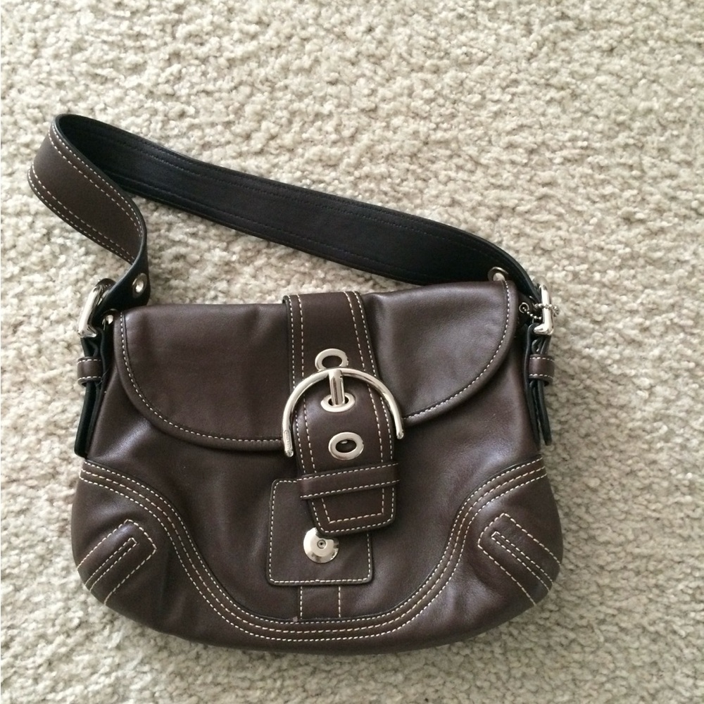 Coach leather bag